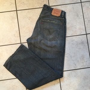 Mens LEVIS 569 Loose Straight Fit Jeans 33 x 32